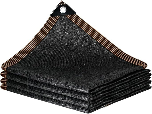 90% Shade Cloth -for Garden Plant,Resistant Shade Neting with Grommets Outdoor Sun Black Shades Cover Shading Antifreezing for Plant Pergola Patio Shade Mesh Tarp Greenhouse Chicken Coop