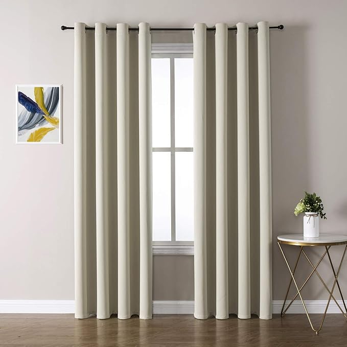 ChrisDowa Grommet Room Darkening Curtains