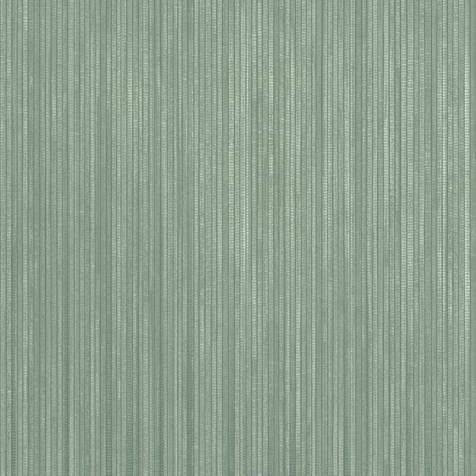 Tempaper Textured Metallic Sage Green Faux Grasscloth Removable Peel and Stick