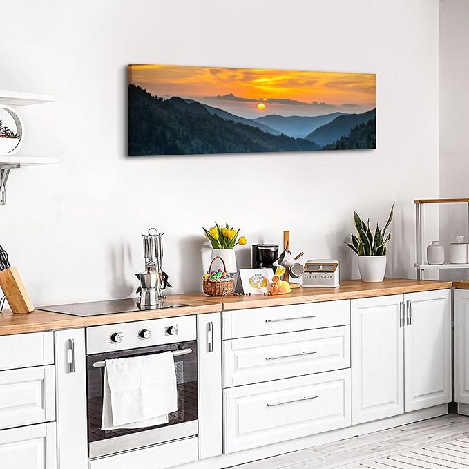 Sunset Blue Ridge Mountain Wall Art