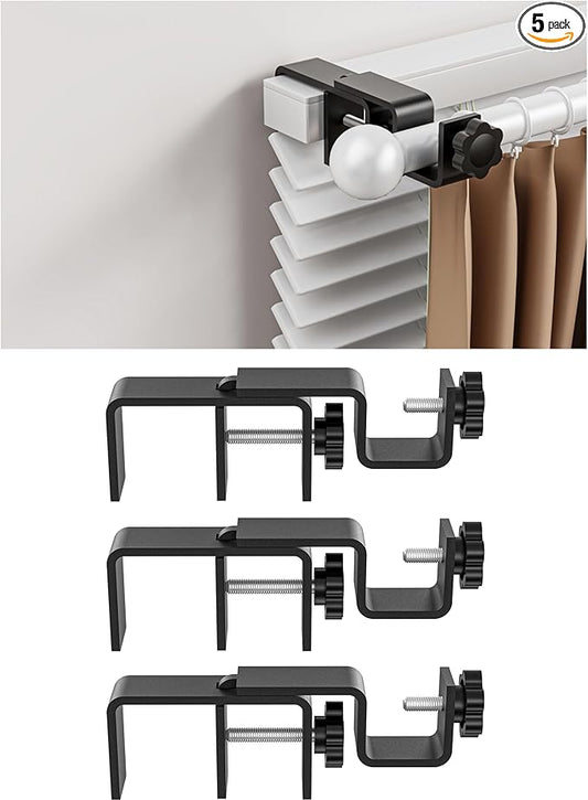 Over-Blinds Curtain Rod Brackets