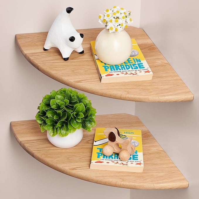 Gieanoo Floating Corner Shelves