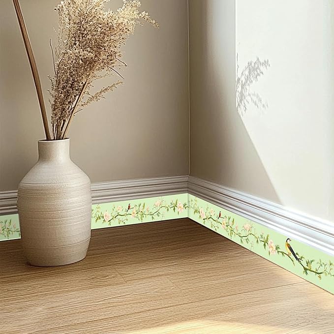 HOMETITUTE Wallpaper Border Peel and Stick Decorative Wall Trim Self Adhesive