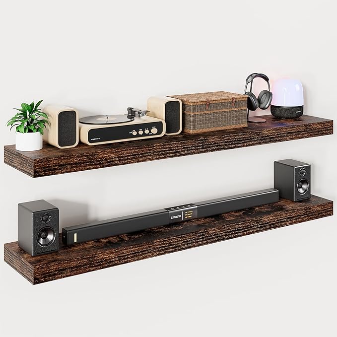 Heimlove 55 Inch Long Floating Shelves