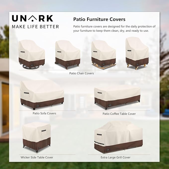 Extra Large Grill Cover for Outdoor Grill 72 Inch, Gas Grill Covers Heavy Duty Waterproof BBQ Covers for Outside, All Weather Protection Grill Cover 72 Inch 72" L x 27" W x 47" H Beige