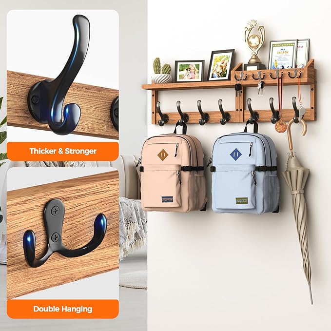 Evermagin 29" Coat Rack Wall Mount