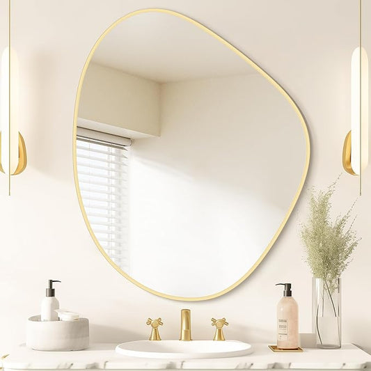 WallBeyond Asymmetrical Mirror, Irregular Wall Mirror
