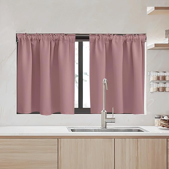 RYB HOME Kitchen Window Curtains