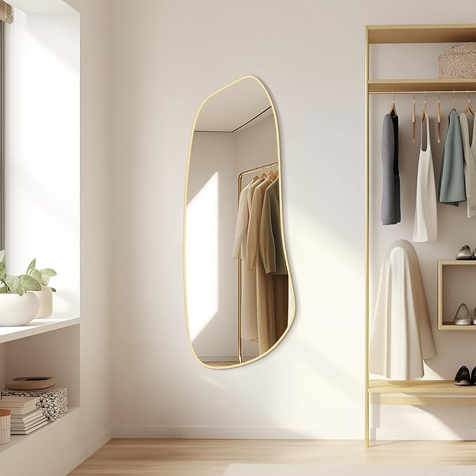 WallBeyond Irregular Wall Mirror, Asymmetrical Mirror Wall Mounted