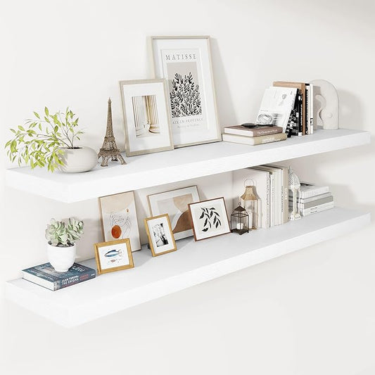 Vivelove 24/36/48/55 Inch Floating Shelves