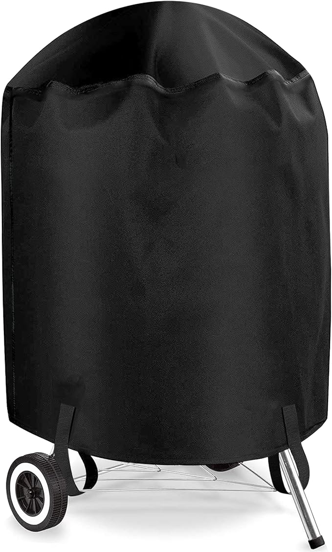 Grill Cover, 22 inch BBQ Gas Grill Cover Waterproof Weather Resistant, UV and Fade Resistant, UV Resistant Materia for Weber Char-Broil Nexgrill Grills and More
