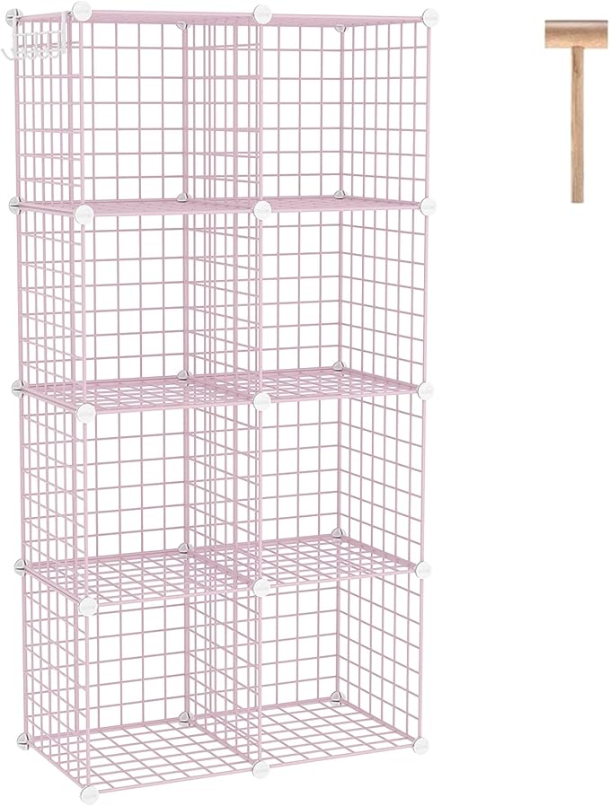 C&AHOME Wire Cube Storage, 8