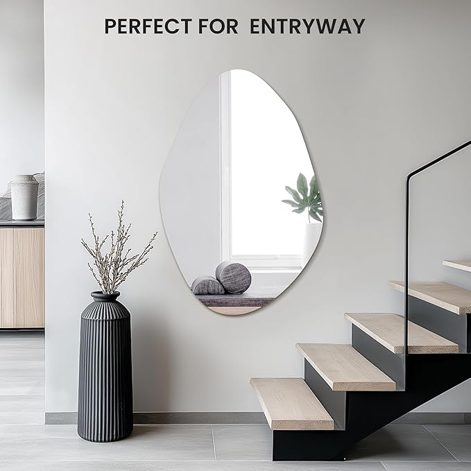 TRAHOME Irregular Asymmetrical Wall Mirror