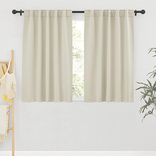 RYB HOME Blackout Curtains for Living Room Thermal Insulated Privacy Solar