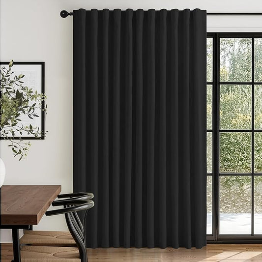 100% Blackout Shield Linen Blackout Curtains