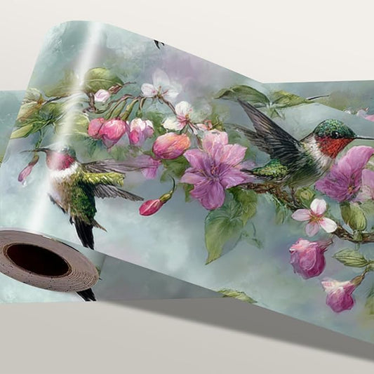 Morning Glory Wallpaper Border 196x4 Inch Removable Wall Border Peel and Stick