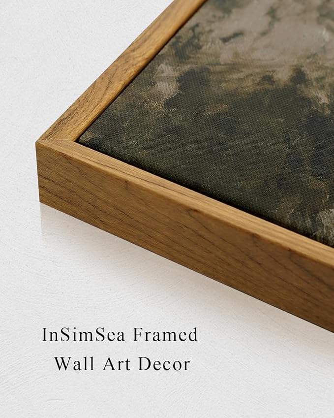 InSimSea Framed Canvas Wall Art Vintage Decor, Hydrangea Floral Pictures Bathroom Wall Decor Aesthetic, Living Room Bedroom Flower Home Retro Decorations, 16x24inch