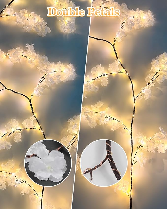GOESWELL Cherry Blossom Tree Lights