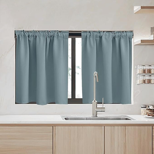 RYB HOME Small Window Curtains
