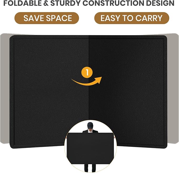 Bulletin Board - 35 x 17.5 inches Decorative Felt Pin Board - Cork Board