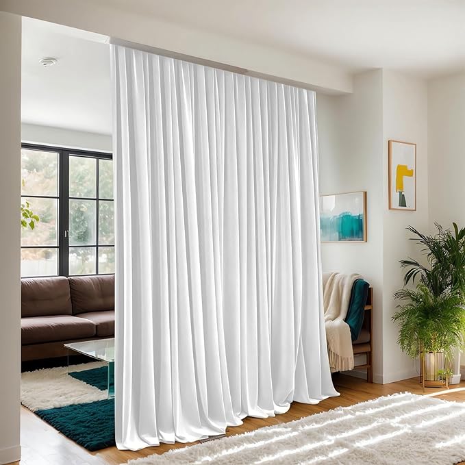 Floor to Ceiling Curtain for Wall Ceiling Mount Track