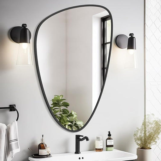 WallBeyond Asymmetrical Mirror, Irregular Wall Mirror, Wall Mirrors Decorative