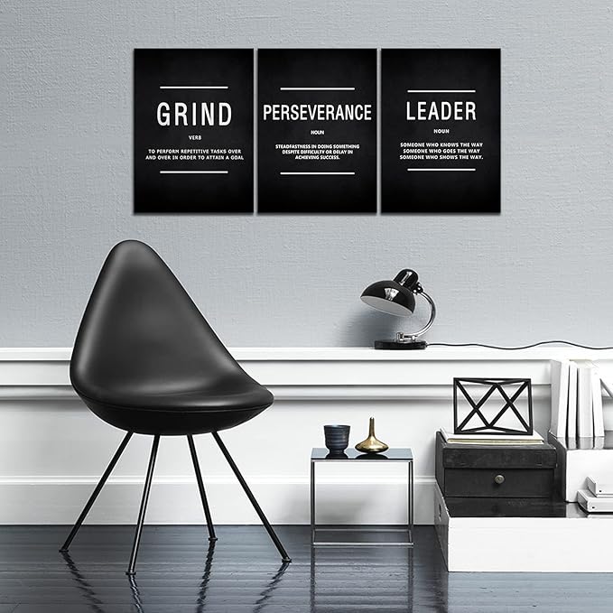 KAWAHONE Inspirational Grind Wall Art