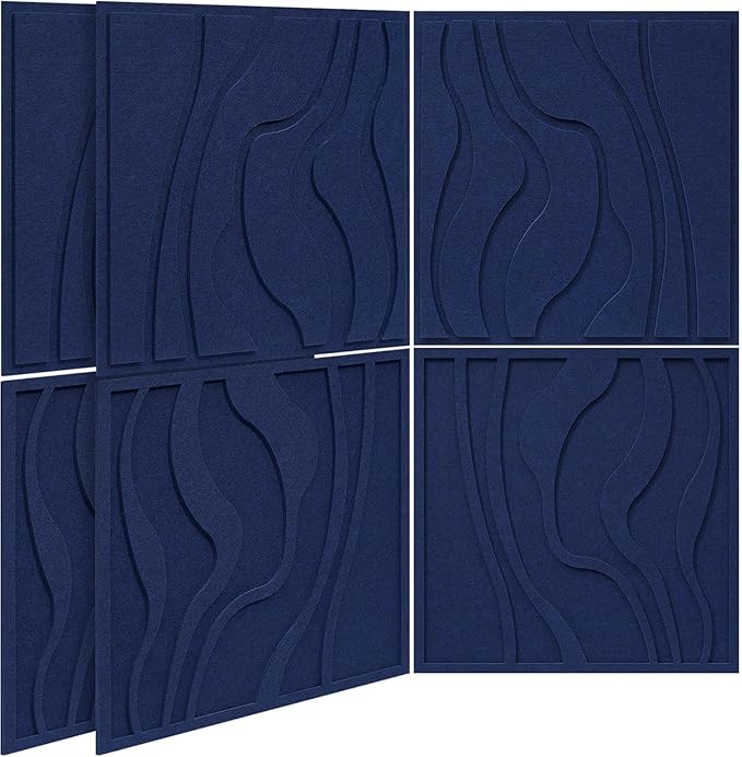 BUBOS Art Acoustic Wall Panels 6 Pack