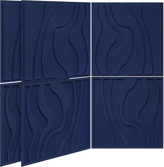 BUBOS Art Acoustic Wall Panels 6 Pack