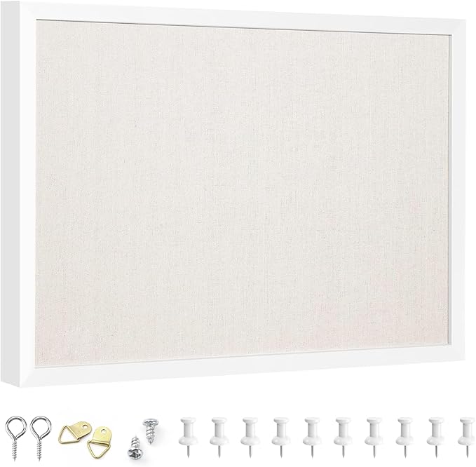 OWLKELA 13.3"x17.7" inch Bulletin Board