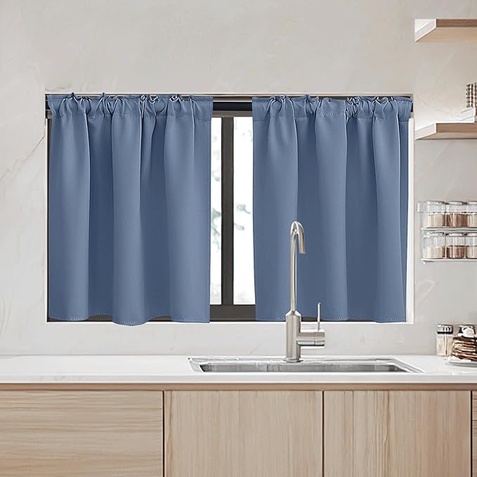 RYB HOME Small Window Curtains