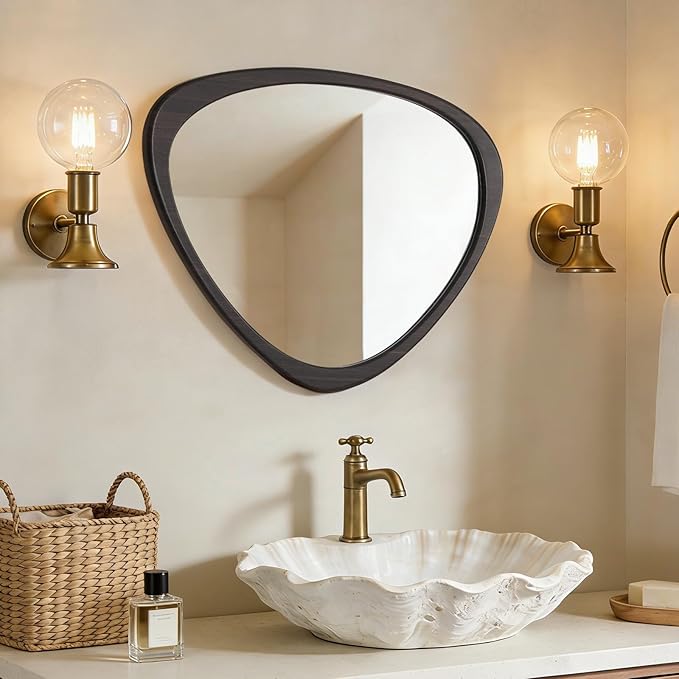 WallBeyond Asymmetrical Mirror, Irregular Wall Mirror, Wall Mirrors Decorative