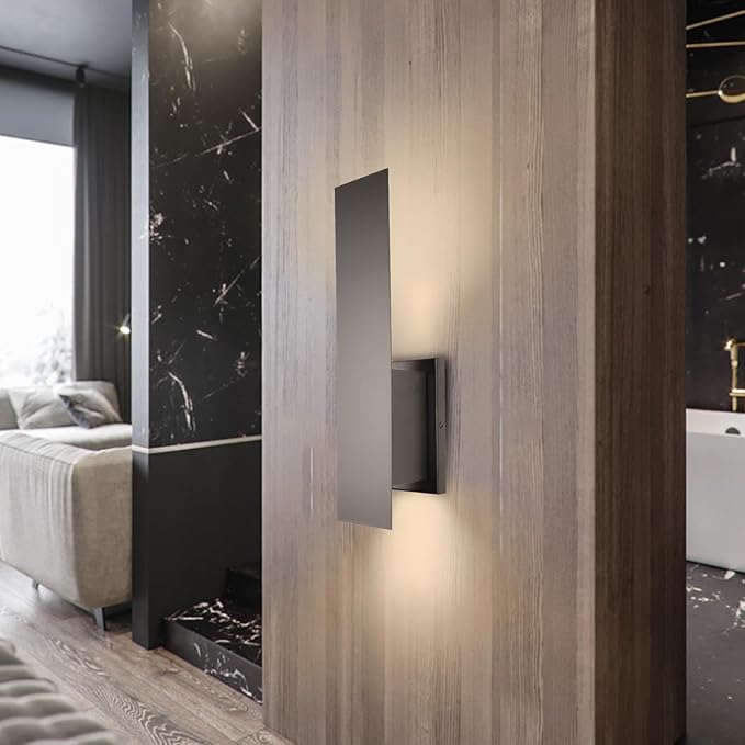 Edwarmlux Indoor Wall Sconces, Modern Wall Lights, Up and Down Wall Mount Light