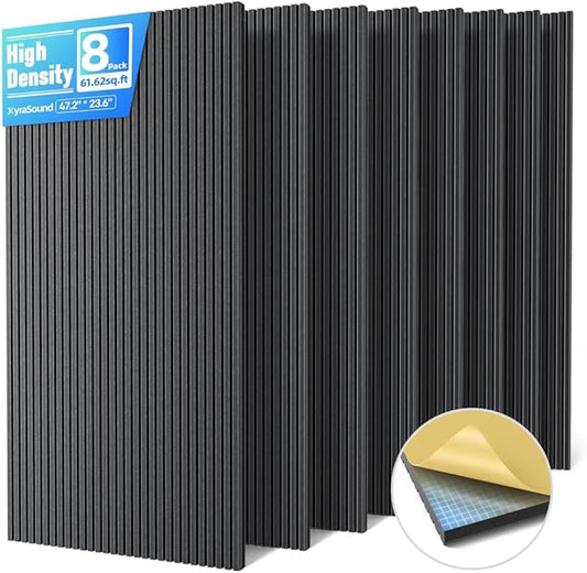 8 Pack Large Acoustic Panels Sound Absorbing