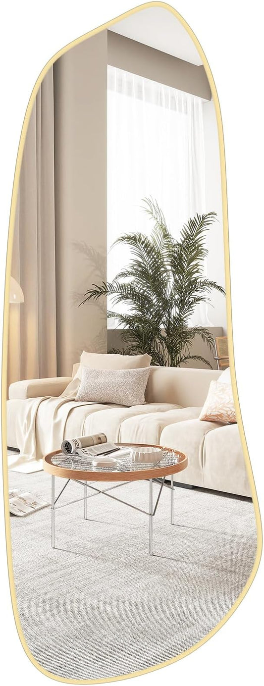 WallBeyond Irregular Wall Mirror, Asymmetrical Mirror Wall Mounted