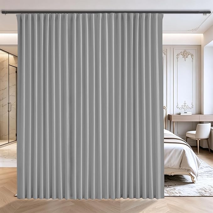 Room Divider Curtains for Ceiling Track System or Rod