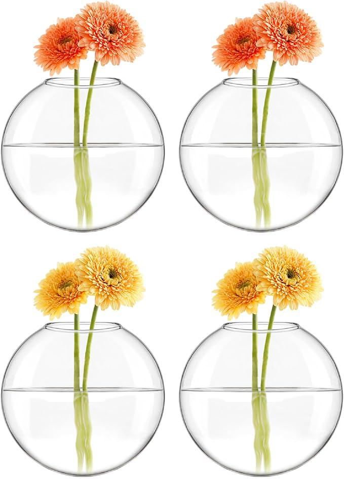 Mkono Wall Hanging Planter Propagation Station Glass Flower Vase