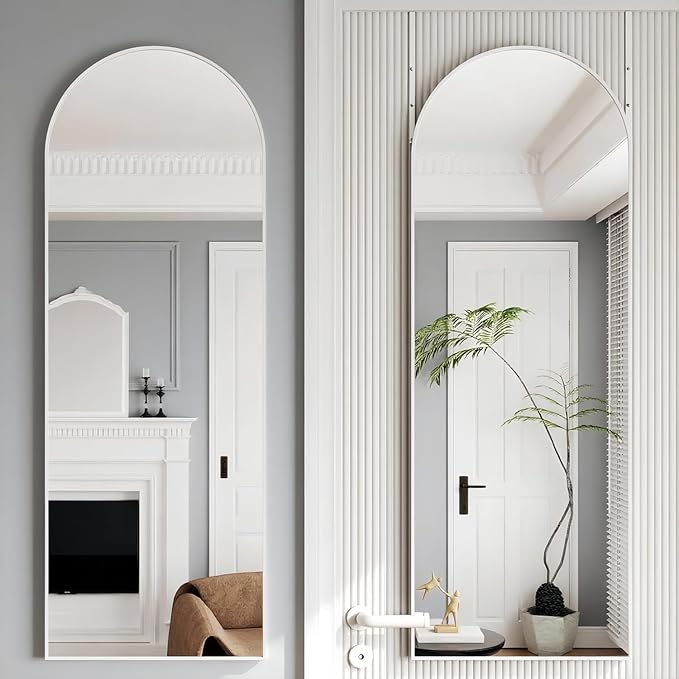 Door Mirror, Arched Full Length Mirror Over The Door, Wall Mirrors