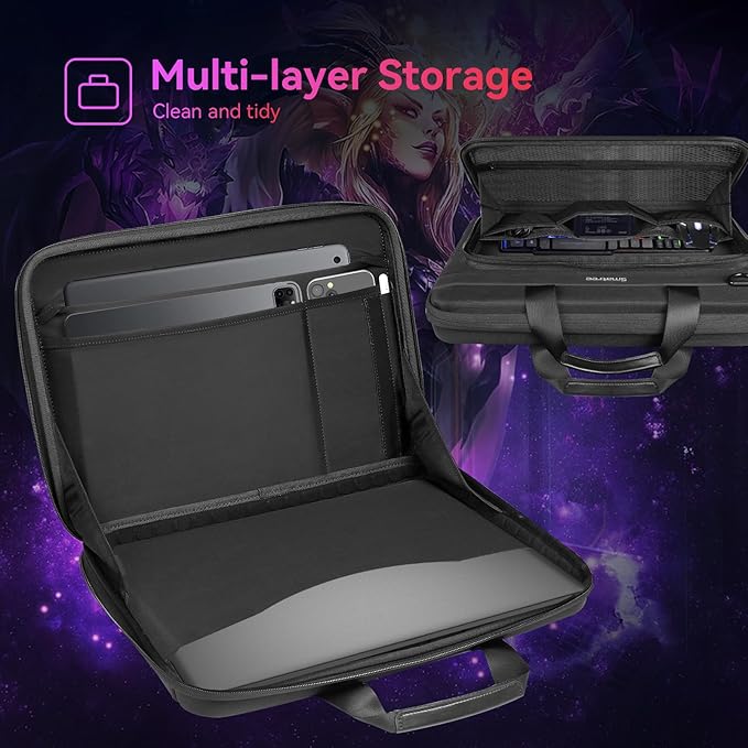Smatree Heavy Duty Hard Case for 15.6 inch ASUS ROG Zephyrus G15 2022/2021, for 16 inch ASUS ROG Zephyrus M16/ROGFlow X16 2023/2022, 16inch Gaming Laptop Handbag (A800)