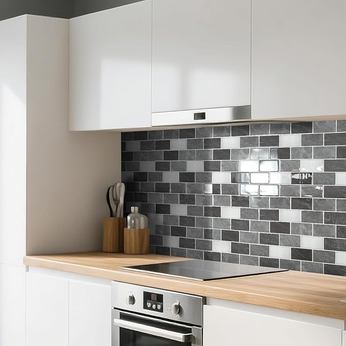 Art3d Peel and Stick Granite Wall Tiles – 12"x12" Thicker Design Backsplash
