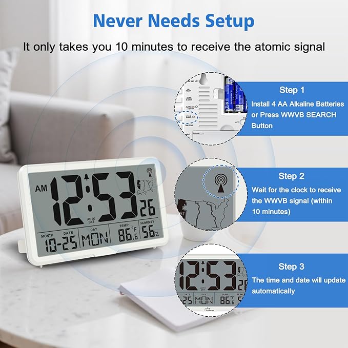 WallarGe Atomic Wall Clock