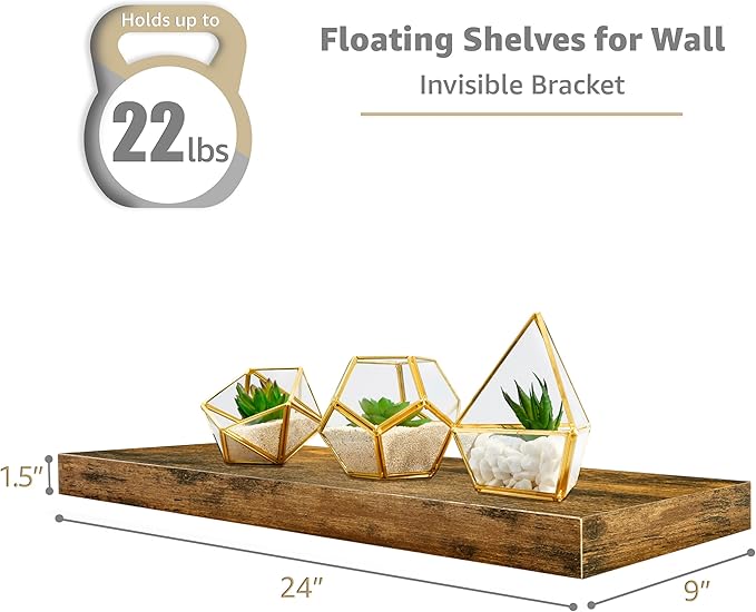 Sorbus Floating Shelves for Wall