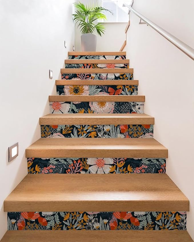 HAOKHOME Boho Peel and Stick Wallpaper Floral Wall Paper Removable