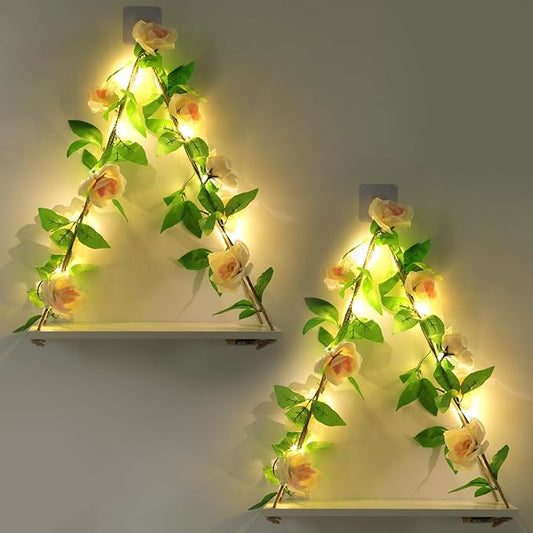 JOPSTDI Floating Shelves for Wall, Plant Wall Decor, Hanging Shelf, Cottage