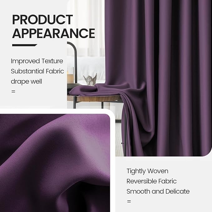 Ceiling Pinch Pleated Blackout Curtains & Drapes