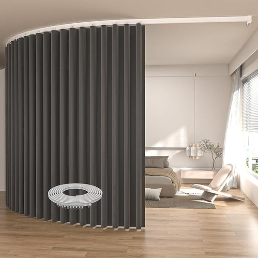 Room Divider Blackout Curtains Extra Wide Ceiling Mounted Curtains Track Sets