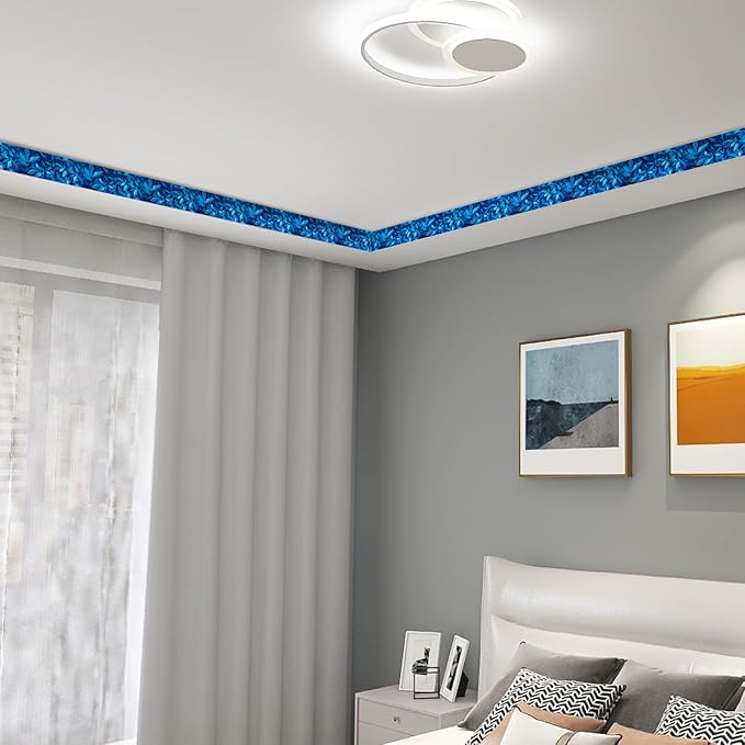 HOMETITUTE Wallpaper Border Peel and Stick Decorative Wall Trim Self Adhesive