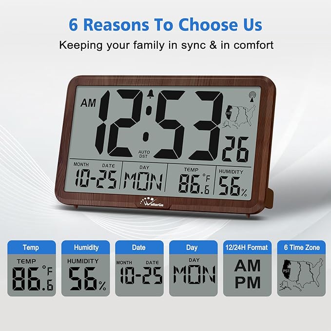 WallarGe Atomic Wall Clock