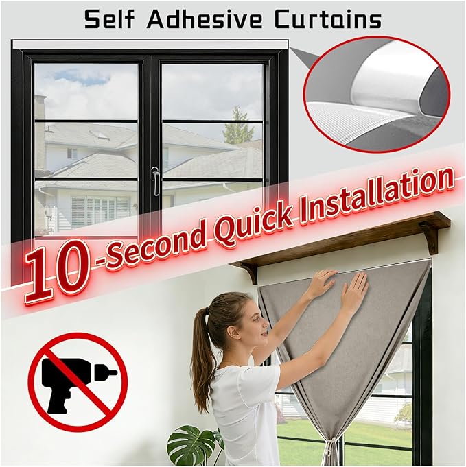Removable 100% Blackout Shade