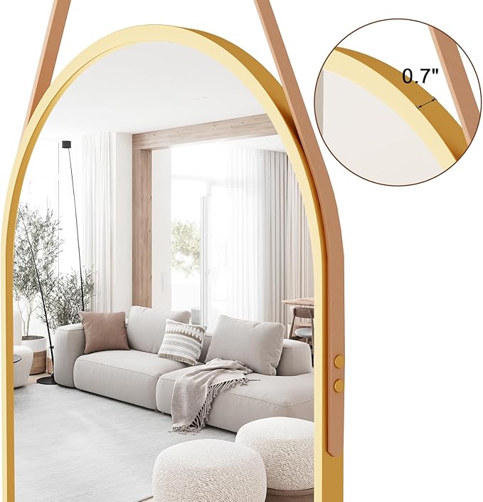 Full Length Mirror, Oval Wall Mounted Mirror, Wall Mirrors Full Length